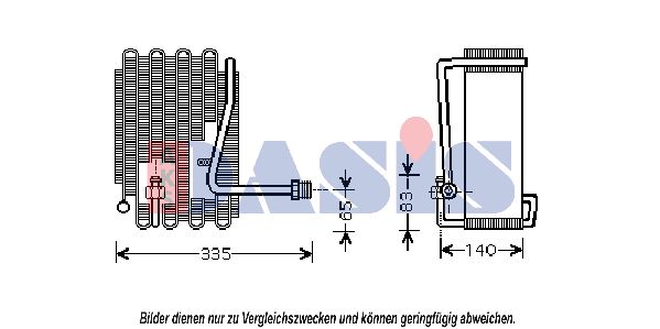 AKS DASIS Höyrystin, ilmastointilaite 820049N